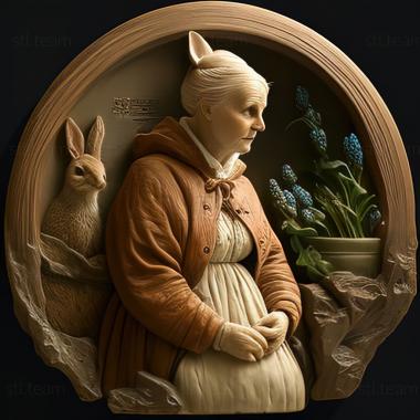 3D model Beatrix Potter (STL)